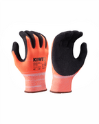 Kiwi A4 Cut Resistant Nitrile Palm Coated Polyethylene Blend Knit Orange Grip Gloves [54200]