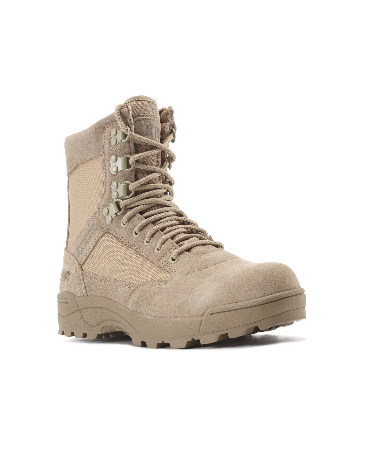 Kiwi Durable Sand Suede 6.5" Steel Toe Zipped Water Resistant Tactical Boots [60200]