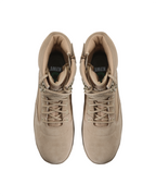 Kiwi Durable Sand Suede 6.5" Steel Toe Zipped Water Resistant Tactical Boots [60200]