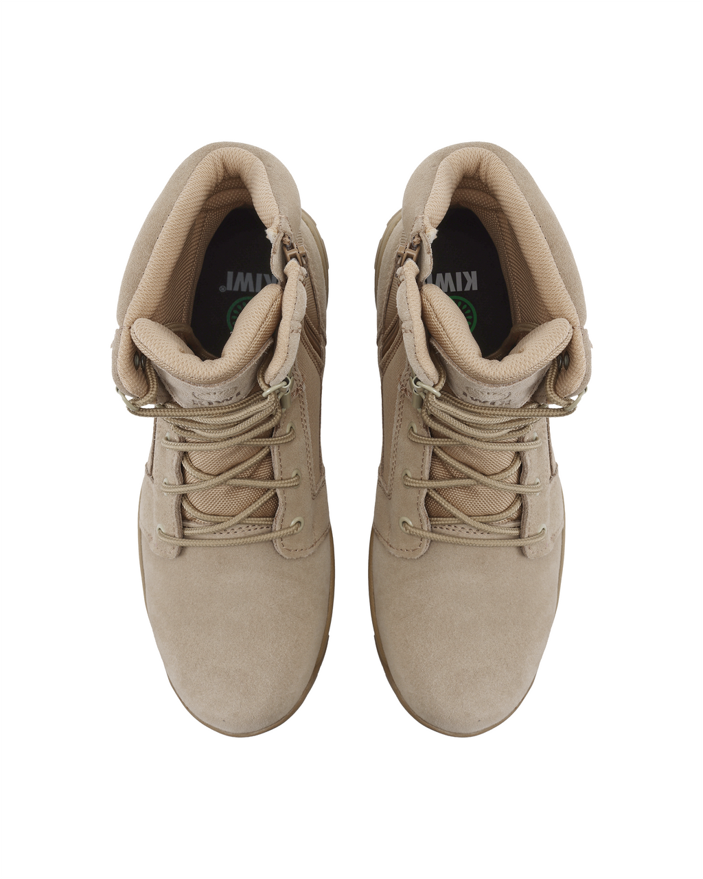 Kiwi Rugged Sand Suede 7" Composite Toe Zipped Waterproof Tactical Boots [60400]