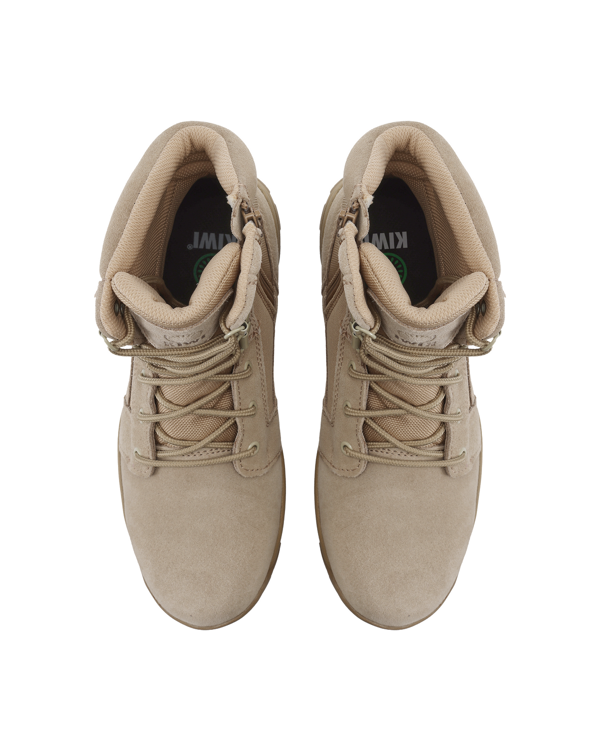 Kiwi Rugged Sand Suede 7" Composite Toe Zipped Waterproof Tactical Boots [60400]