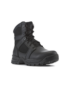 Kiwi Rugged Black Full Grain Leather 7" Composite Toe Zipped Waterproof Tactical Boots [60500]