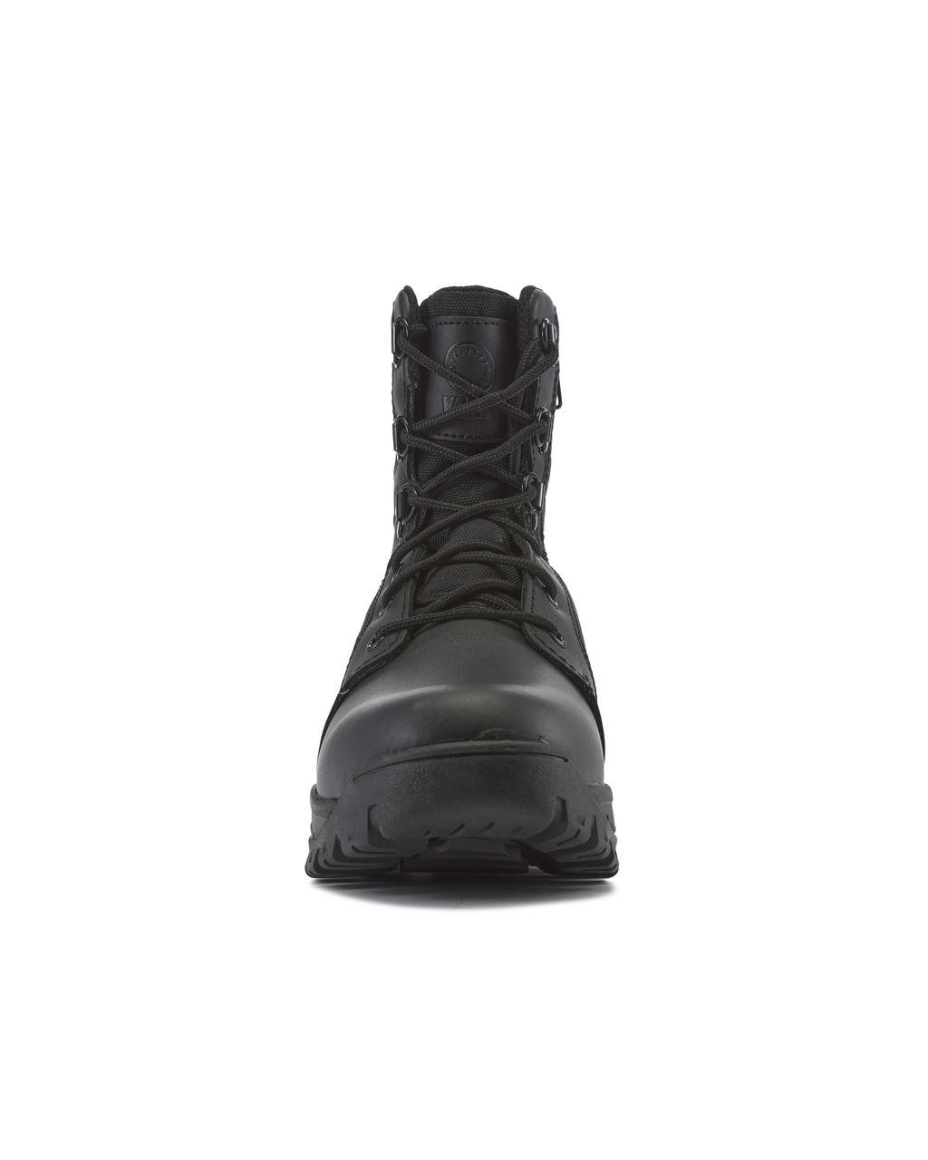 Kiwi Rugged Black Full Grain Leather 7" Composite Toe Zipped Waterproof Tactical Boots [60500]