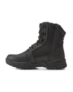 Kiwi Rugged Black Full Grain Leather 7" Composite Toe Zipped Waterproof Tactical Boots [60500]