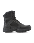Kiwi Rugged Black Full Grain Leather 7" Composite Toe Zipped Waterproof Tactical Boots [60500]