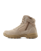 Kiwi Rugged Sand Suede Mid-Cut 6" Composite Toe Zipped Water Resistant Tactical Boots [68000]