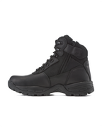 Kiwi Rugged Black Full Grain Leather Mid-Cut 6" Composite Toe Zipped Waterproof Tactical Boots [68100]