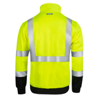 Hi-Vis Safety Sweater with Reflective Stripes