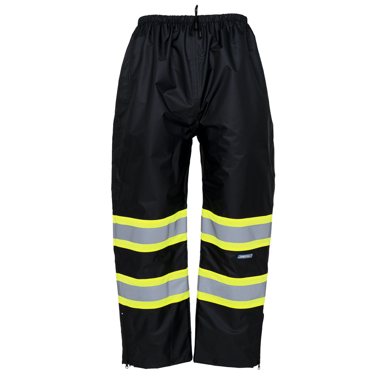 Hi Vis Two Tone Safety Rain Pants With Reflective Stripes