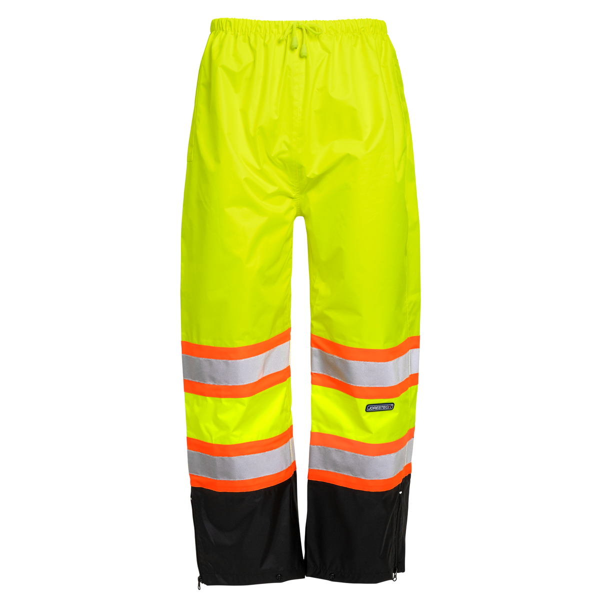 Hi Vis Two Tone Safety Rain Pants With Reflective Stripes
