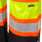 Hi Vis Two Tone Safety Rain Pants With Reflective Stripes