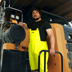 High Visibility Waterproof Safety Overall Pants with Reflective Stripes