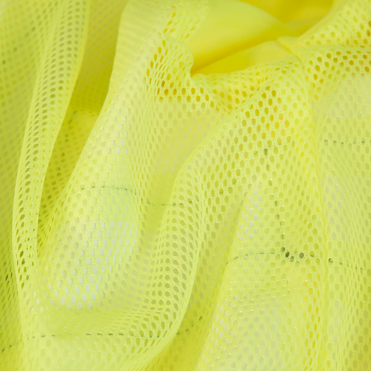Hi-Vis Yellow/Black Rain Jacket with 2" Reflective Strips