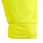 Hi-Vis Yellow Raincoat Jacket with 2" Reflective Strips