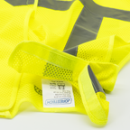 Hi-Vis Yellow Mesh Tearaway Safety Vest with 2” Reflective Strips and Pocket