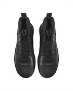 Kiwi Premium Black Action Leather 6" Steel Toe Waterproof Cap-Toe Work Boots [69700]
