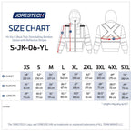 Hi-Vis X-Back Two-Tone Safety Bomber Jacket with Reflective Stripes